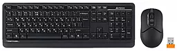 Комплект (клавиатура+мышка) A4Tech FG1012 Black - фото Комплект (клавиатура+мышка) A4Tech FG1012 Black