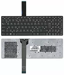 Клавіатура для ноутбуку Asus K55 X501 без рамки вертикальний Ентер чорна