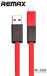 Універсальний кабель Remax Shadow Magnet 2-in-1 USB-A to Lightning/micro USB 12w 2.4a 1м cable Red (RC-026t)