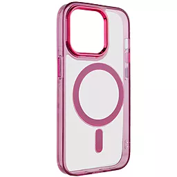 Чехол Epik Iris with MagSafe для Apple iPhone 13 Pro Dark Pink - миниатюра 2