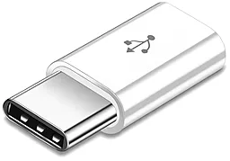 Адаптер-перехідник XoKo AC-014 M-F USB Type-C -> micro USB White (XK-AC014-WHT)