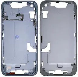 Рамка корпуса Apple iPhone 14 EU version Blue - фото Рамка корпуса Apple iPhone 14 EU version Blue
