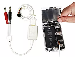 Набор кабелей K-9301 для включения Apple iPhone без аккумулятора с помошью источника питания - миниатюра 2