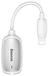 Аудио-переходник Baseus L51 Lightning - 3.5mm F +Lightning F 2A Silver/White (CALL51-S2)