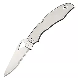Нож Spyderco Byrd Cara Cara 2 (BY03PS2) Steel Handle полусеррейтор - фото Нож Spyderco Byrd Cara Cara 2 (BY03PS2) Steel Handle полусеррейтор