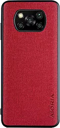 Чехол AIORIA Textile Xiaomi Poco X3 NFC Red