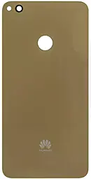 Задня кришка корпусу Huawei P8 Lite 2017 / P9 Lite 2017 / Nova Lite 2016 / GR3 2017 / Honor 8 Lite зі склом камери, з логотипом "Huawei" Gold - фото Задня кришка корпусу Huawei P8 Lite 2017 / P9 Lite 2017 / Nova Lite 2016 / GR3 2017 / Honor 8 Lite зі склом камери, з логотипом "Huawei" Gold