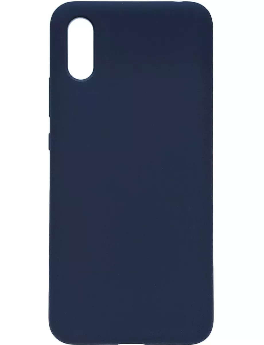 Чохол Silicone Case Full для Xiaomi Redmi 9A Dark Blue - фото 1