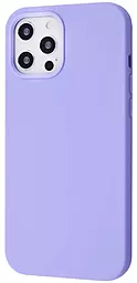 Чохол Wave Full Silicone Cover для Apple iPhone 12 Pro Max Light Purple