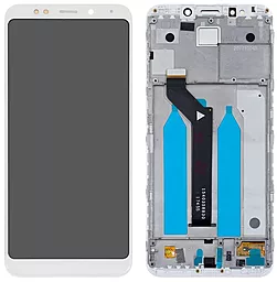 Дисплей Xiaomi Redmi 5 Plus с тачскрином и рамкой, оригинал, White - фото Дисплей Xiaomi Redmi 5 Plus с тачскрином и рамкой, оригинал, White