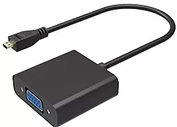 Видео конвертер Micro HDMI - VGA Black Voltronic - фото Видео конвертер Micro HDMI - VGA Black Voltronic