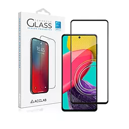 Защитное стекло ACCLAB Full Glue для Samsung Galaxy A53 5G Черный