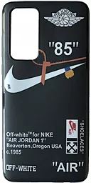 Чохол 1TOUCH Silicone Print new Huawei P40 Nike Black