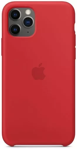 Чехол Silicone Case PB для Apple iPhone 11 Pro Red - фото 1