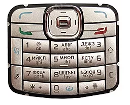 Клавіатура Nokia N70 Silver