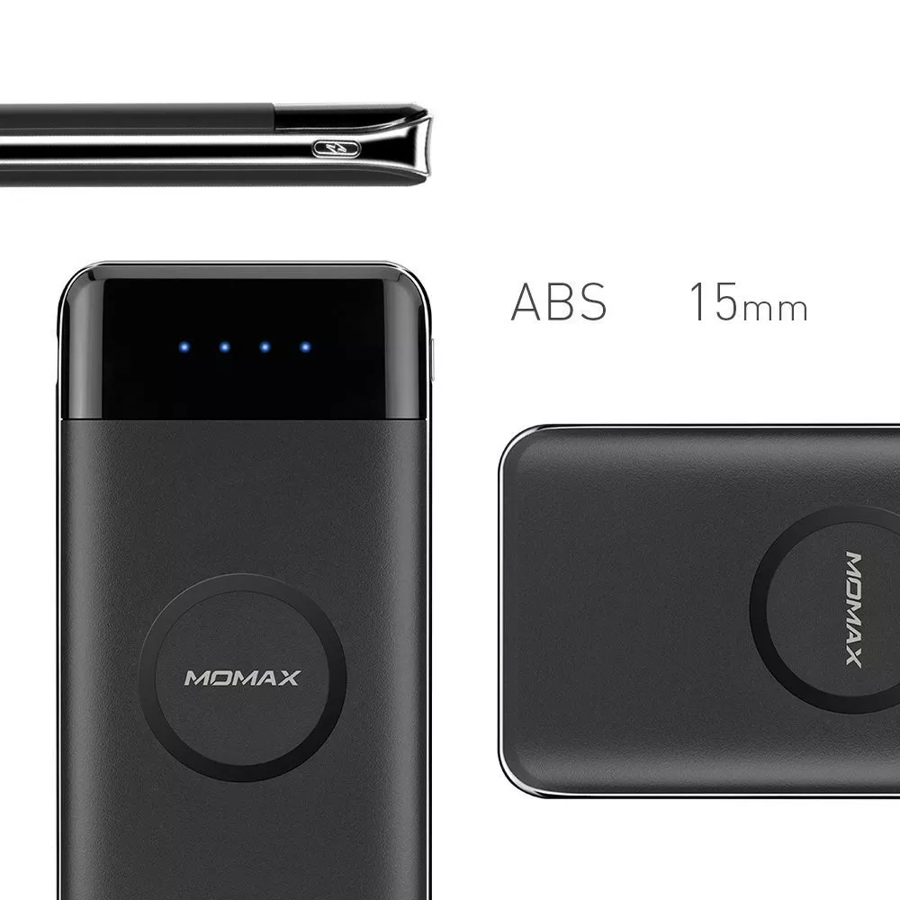 Повербанк Momax iPower Air Black (IP80D) - фото 4