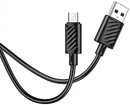 Кабель Hoco X88 USB-A - micro USB 12w 2.4a 2м cable Black - миниатюра 2 Кабель Hoco X88 USB-A - micro USB 12w 2.4a 2м cable Black - миниатюра 2