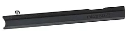 Заглушка разъема карты памяти Sony C6802 XL39h Xperia Z Ultra / C6806 Xperia Z Ultra / C6833 Xperia Z Ultra Black