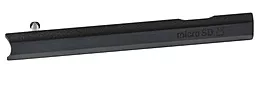 Заглушка разъема карты памяти Sony C6802 XL39h Xperia Z Ultra / C6806 Xperia Z Ultra / C6833 Xperia Z Ultra Black - фото Заглушка разъема карты памяти Sony C6802 XL39h Xperia Z Ultra / C6806 Xperia Z Ultra / C6833 Xperia Z Ultra Black