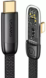 Кабель USB PD Usams Right-angle US-SJ586 20W 2M USB Type-C - Lightning Black