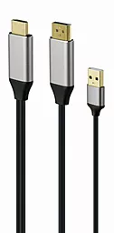 Видеокабель HDMI - DisplayPort v1.2 4k 60hz 2m black (A-HDMIM-DPM-01) Cablexpert - фото Видеокабель HDMI - DisplayPort v1.2 4k 60hz 2m black (A-HDMIM-DPM-01) Cablexpert