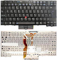 Клавіатура для ноутбуку Lenovo IdeaPad T400 T410 T420 T510 T520 X220 W510 з вказівником Point Stick, вертикальний Enter, Black