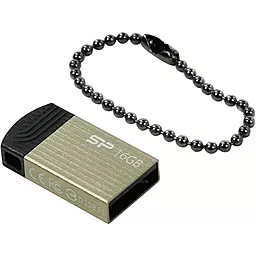 Флешка Silicon Power 16GB Touch T20 Champagne USB 2.0 (SP016GBUF2T20V1C) Золото - фото Флешка Silicon Power 16GB Touch T20 Champagne USB 2.0 (SP016GBUF2T20V1C) Золото