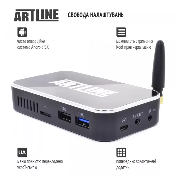 Смарт приставка Artline TvBox KMX3 - фото 4