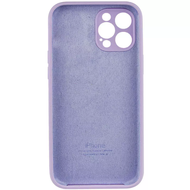 Чехол Silicone Case Full Camera для Apple iPhone 12 Pro Max Lilac - фото 2