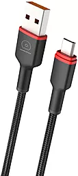 Кабель WUW X203 USB-A - Type-C 12w 2.4a 1м cable Black - фото Кабель WUW X203 USB-A - Type-C 12w 2.4a 1м cable Black