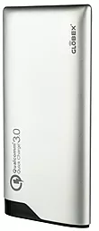 Повербанк Globex Q100P 10000mAh Silver - фото Повербанк Globex Q100P 10000mAh Silver