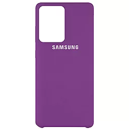 Чехол Epik Silicone Cover (AAA) Samsung G988 Galaxy S20 Ultra Grape