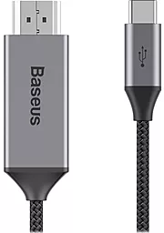 Відеокабель Baseus HDMI - USB Type-C 1.8м Grey (CATSY-0G)