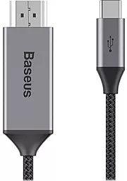 Відеокабель HDMI - USB Type-C 1.8м Grey (CATSY-0G) Baseus - фото Відеокабель HDMI - USB Type-C 1.8м Grey (CATSY-0G) Baseus