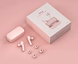Навушники QCY T5S Pink - мініатюра 3