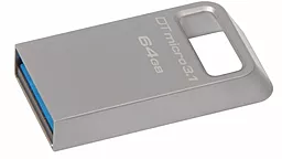 Флешка Kingston 64GB DataTraveler Micro USB 3.1 (DTMC3/64GB) - мініатюра 3