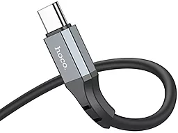 Кабель USB PD Hoco X92 Honest Silicone 60W 3A 3M USB Type-C - Type-C Cable Black - миниатюра 6