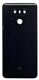 Задня кришка корпусу LG G6 H870 зі склом камери Original  Black