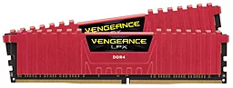 Оперативна пам'ять Corsair 32GB (2x16GB) DDR4 3200MHz Vengeance LPX Red (CMK32GX4M2B3200C16R)