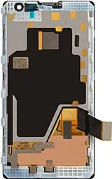 Дисплей Nokia Lumia 1020 RM-875 + Touchscreen with frame (original) Black - мініатюра 3