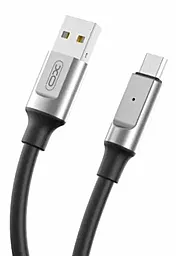 Кабель XO NB251 USB-A - Type-C 30w 6a 1м cable Black - фото Кабель XO NB251 USB-A - Type-C 30w 6a 1м cable Black