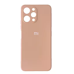 Чехол Silicone Case Full для Xiaomi Redmi 12 4G, Redmi 12 5G, Note 12R Pink Sand