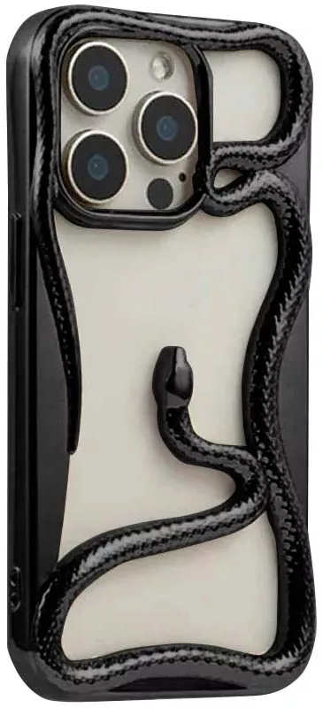 Чохол Epik Snake для Apple iPhone 14 Pro  Black - фото 1