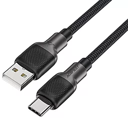 Кабель AceFast C10-04 USB-A - Type-C 15w 3a 1.2м cable Black - фото Кабель AceFast C10-04 USB-A - Type-C 15w 3a 1.2м cable Black