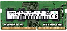 Оперативна пам'ять для ноутбука Hynix 4 GB SO-DIMM DDR4 3200 MHz (HMA851S6DJR6N-XN)