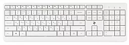 Клавіатура 2E KS220 WL White (2E-KS220WW)
