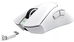 Компьютерная мышка Razer DeathAdder V3 Pro White (RZ01-04630200-R3A1) - фото Компьютерная мышка Razer DeathAdder V3 Pro White (RZ01-04630200-R3A1)