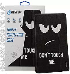 Чехол для планшета BeCover Smart Case для Samsung Galaxy Tab S9, S9 FE 11.0" Don’t Touch (710416) - фото Чехол для планшета BeCover Smart Case для Samsung Galaxy Tab S9, S9 FE 11.0" Don’t Touch (710416)