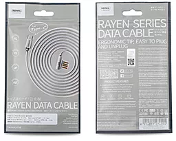 USB Кабель Remax Rayen USB Type-C Cable Black (RC-075A) - мініатюра 4