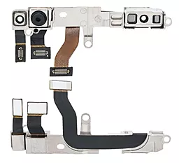 Фронтальная камера Google Pixel 4 двойная (8 MP), с датчиком приближения и Face ID, со шлейфом Original (снята с телефона)